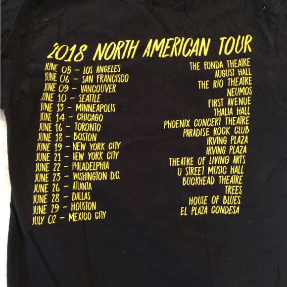 Eric Nam 2018 tour short sleeve tee, black t-shirt - Picture 11 of 11